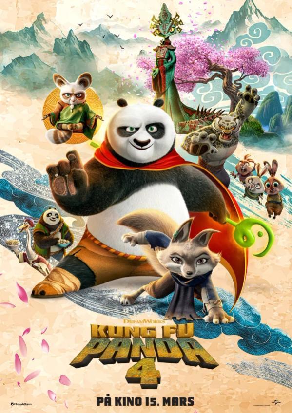 Kung Fu Panda 4 movie poster image